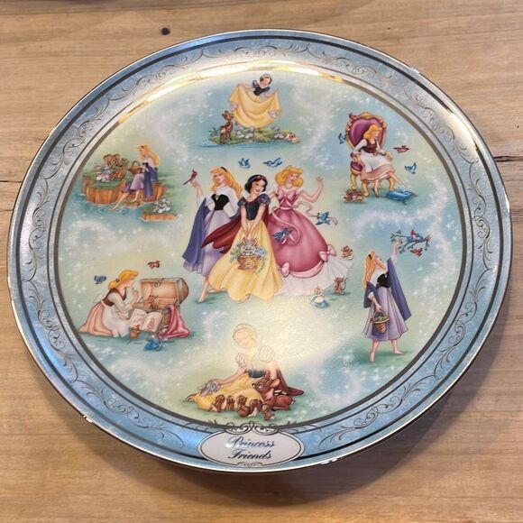 Disney Plate Once Upon A Dream Princess Friends 3rd Issue Bradford Exchange